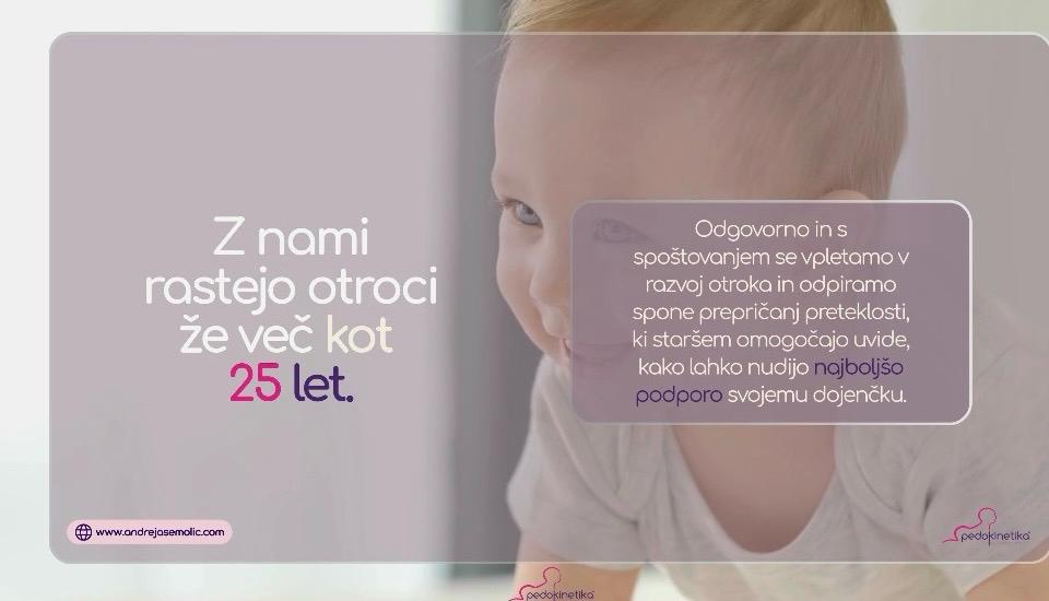 Vpletanje v otroka je vsakodnevno. Naj bo v zavedanju odnosa, ki kinetiko dopušča in ne blokira. Kinetika teče skozi dojenčkovo razvijajoče telo. Odprite in podprite to pot energije!
